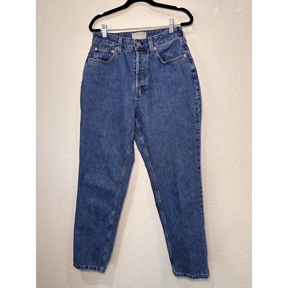 Everlane The Curvy 90s Cheeky Straight Jean Organic Cotton Blue 30 Regular